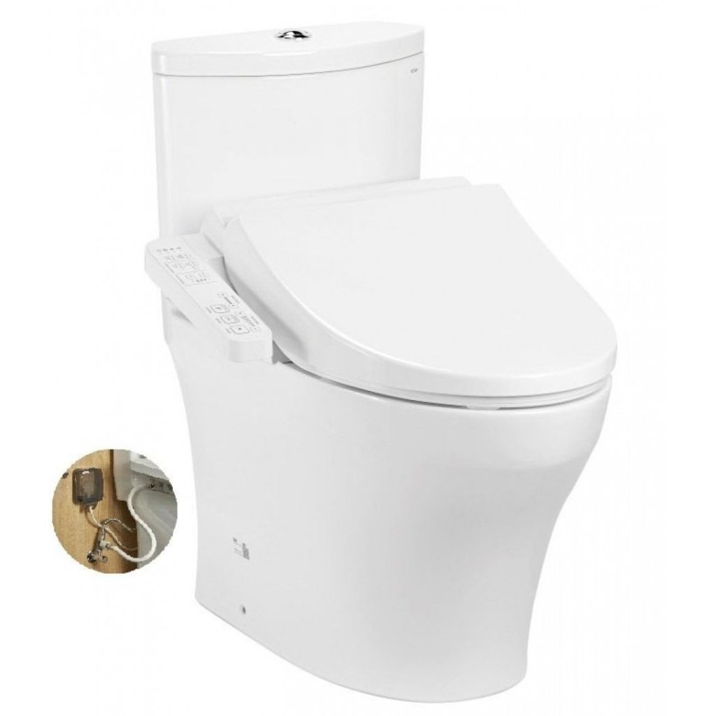 Bồn Cầu Điện Tử TOTO CS838DW18 Nắp Rửa Washlet TCF23710AAA C2 Simple
