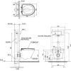 Bồn Cầu TOTO CW162#XW/TC384CVK#W Treo Tường - ảnh 2