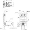 Bồn Cầu TOTO CW542ME5UNW1 Nắp Êm TC513A Treo Tường - ảnh 2