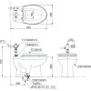 Bồn Cầu TOTO CW705ENJ#W/TV150NSV7J/TX802CV1/T53P100VR/T53RV1#W/TC393VS#W 1 khối nắp đóng êm - ảnh 2