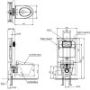 Bồn Cầu TOTO CW822REA#W/TCF4911EZ#NW1/WH172AAT/TCA464 Treo Tường - ảnh 2