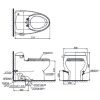 Bồn Cầu TOTO MS688T8 Một Khối Nắp TC600VS - ảnh 3