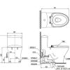 Bồn Cầu TOTO MS889DRT3 (MS889DT3) Một Khối Nắp TC385VS - ảnh 2