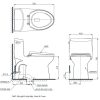 Bồn Cầu TOTO MS905T8 Một Khối Nắp TC600VS (CLC) - ảnh 2