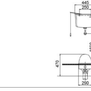 Ảnh công trình thực tế Bồn cầu xổm C1280