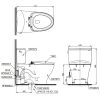 [CLC] Bồn Cầu TOTO CS767T8#XW Hai Khối Nắp TC600VS - ảnh 2