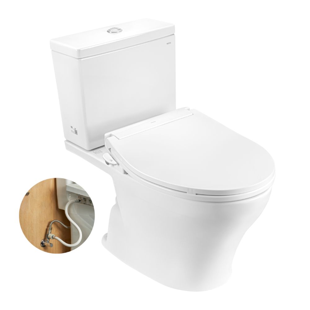 TOTO CS326DE6#XW – Bồn cầu 2 khối nắp rửa cơ TCW11S