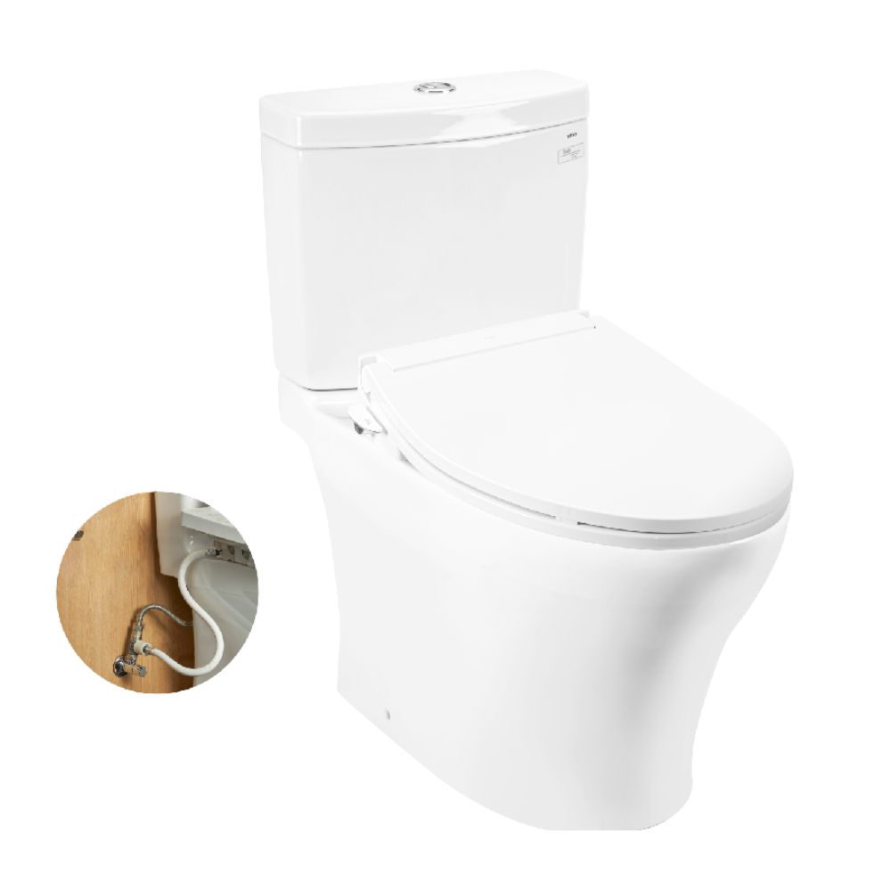 TOTO CS769DRE6#XW – Bồn cầu 2 khối nắp rửa cơ TCW11S