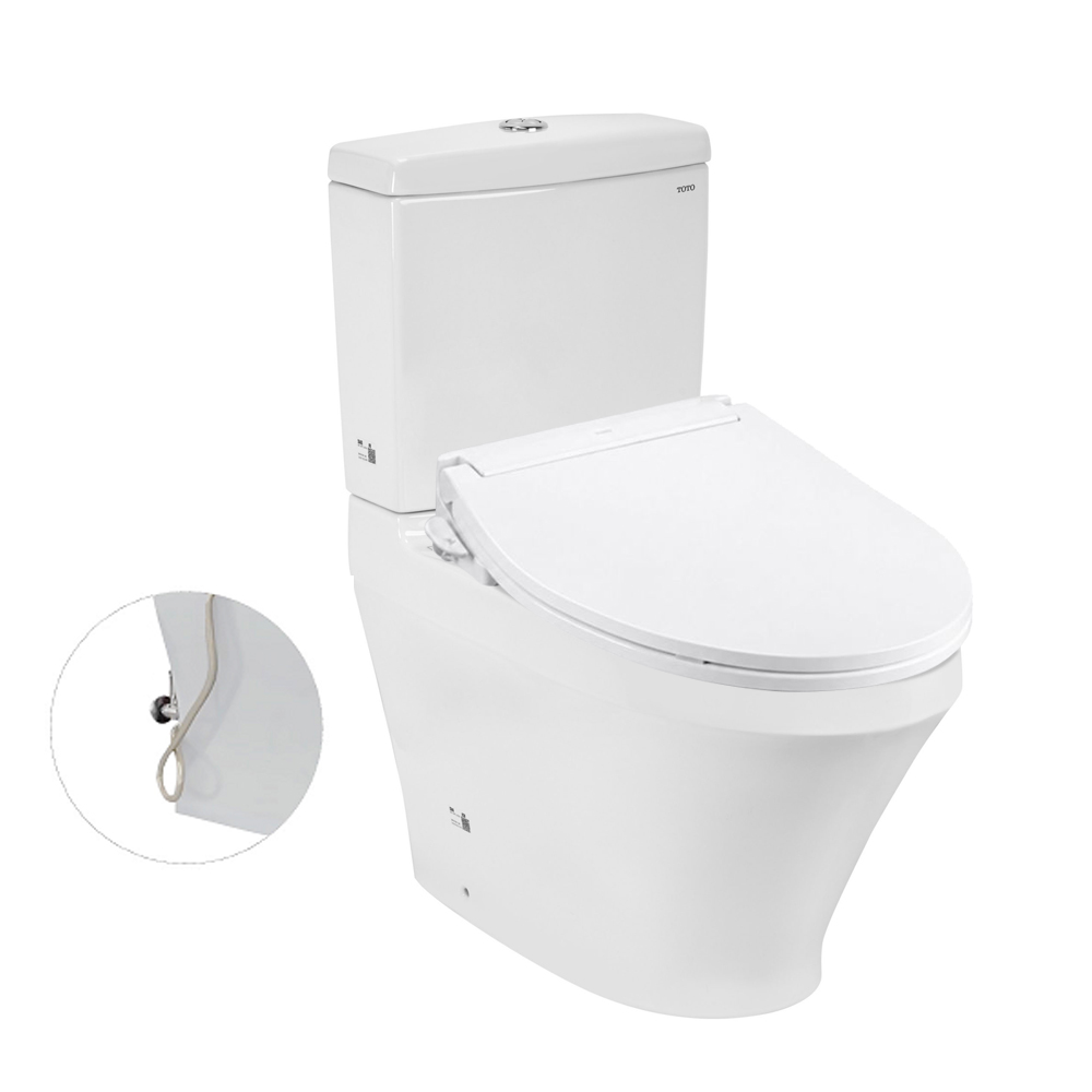 TOTO CS948DE6#XW – Bồn cầu 2 khối nắp rửa cơ TCW11S