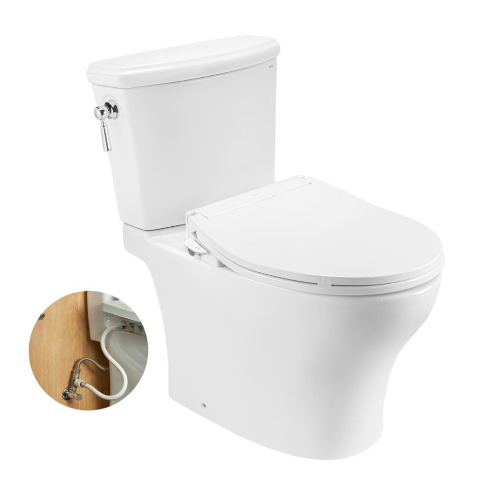 TOTO CS986GE6#XW – Bồn cầu 2 khối nắp rửa cơ TCW11S