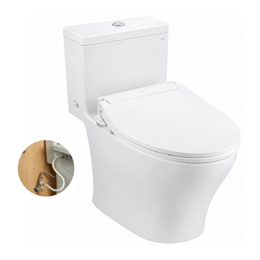 TOTO MS857DE6#XW – Bồn cầu 1 khối nắp rửa cơ TCW11S