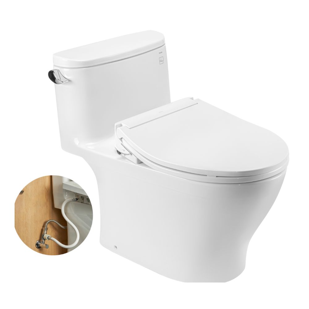 TOTO MS887RE6#XW – Bồn cầu 1 khối nắp rửa cơ TCW11S