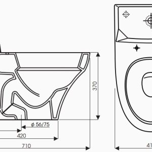 Ảnh công trình thực tế Bồn Cầu THIÊN THANH PLANET CK38 1 Khối
