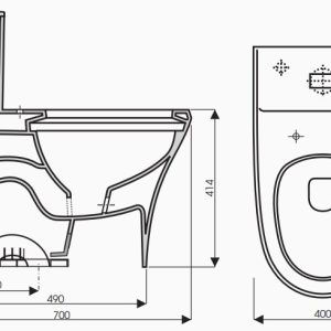 Ảnh công trình thực tế Bồn Cầu THIÊN THANH VENUS CK86 1 Khối