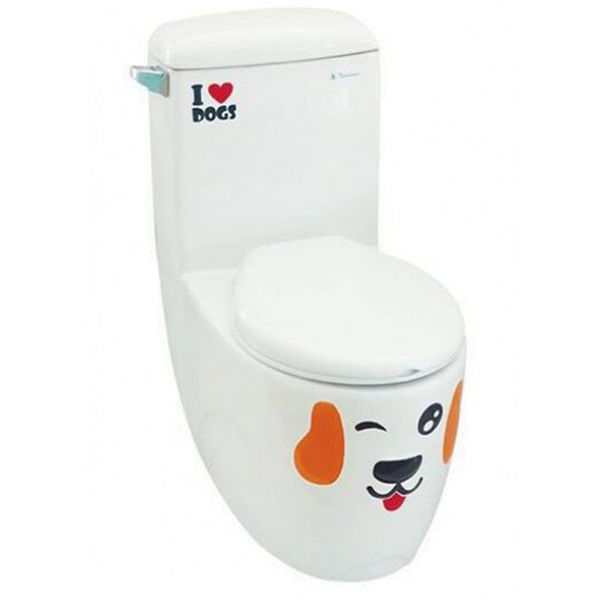 Bồn Cầu Trẻ Em Thiên Thanh CE03 Puppy 1 Khối