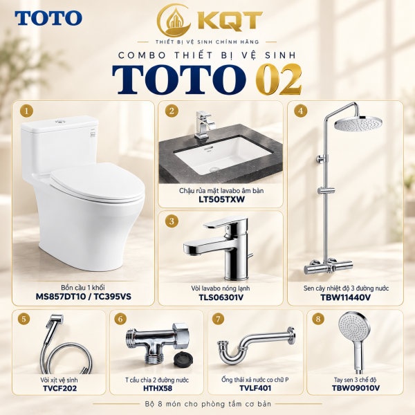 Combo Thiết Bị Vệ Sinh TOTO 02