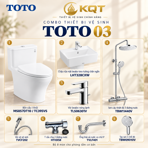 Combo Thiết Bị Vệ Sinh TOTO 03