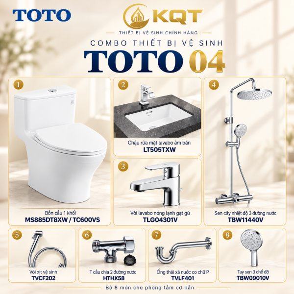 Combo Thiết Bị Vệ Sinh TOTO 04