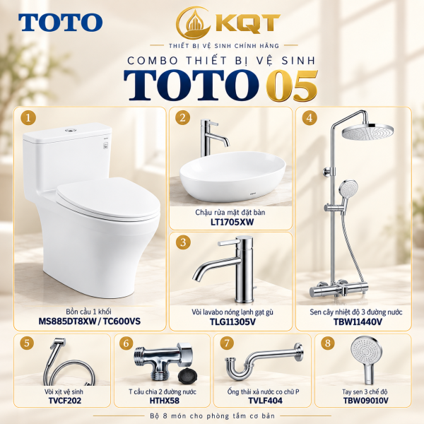 Combo Thiết Bị Vệ Sinh TOTO 05