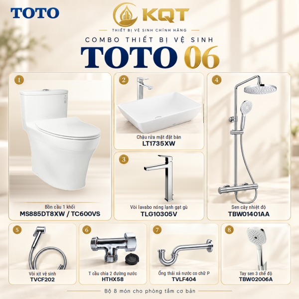 Combo Thiết Bị Vệ Sinh TOTO 06