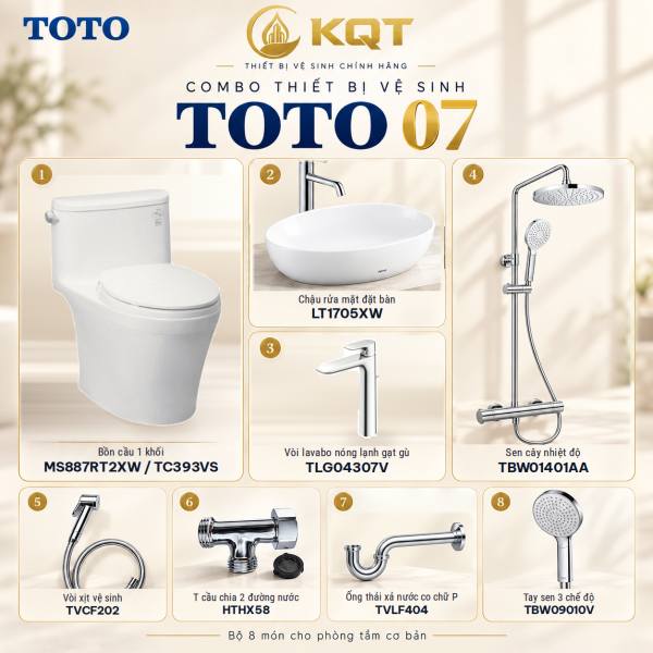 Combo Thiết Bị Vệ Sinh TOTO 07