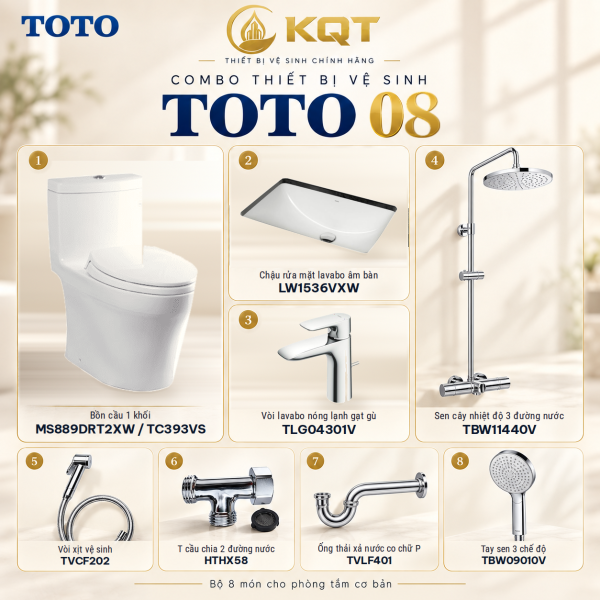 Combo Thiết Bị Vệ Sinh TOTO 08