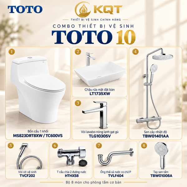 Combo Thiết Bị Vệ Sinh TOTO 10