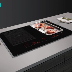 Ảnh công trình thực tế Bếp Từ Đôi GRANDX GXIH 658SE 2 Vùng Booster 2300W