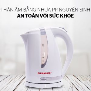 Ảnh công trình thực tế Ấm Siêu Tốc Nhựa Sunhouse SHD1300 (1.7L)
