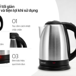 Ảnh công trình thực tế Ấm Siêu Tốc Sunhouse SHD1182 (1.8L)
