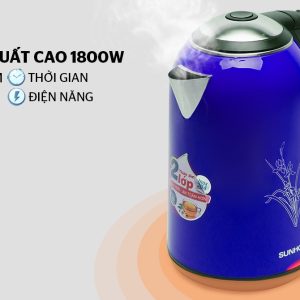 Ảnh công trình thực tế Ấm Siêu Tốc Sunhouse SHD1382B (1.7L)