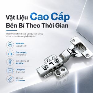 Ảnh công trình thực tế Bản Lề GrandX Capella SUS304 XC.S304B2