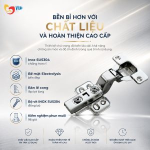 Ảnh công trình thực tế Bản Lề GrandX Capella SUS304 XC.S304C