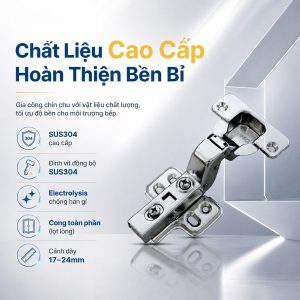 Ảnh công trình thực tế Bản Lề GrandX Capella SUS304 XC.S304C2