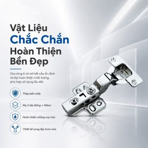 Ảnh công trình thực tế Bản Lề GrandX Capella Thép XC.IR107B1