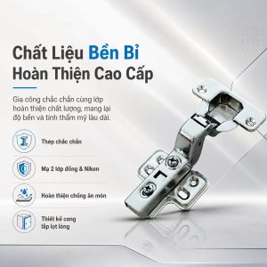 Ảnh công trình thực tế Bản Lề GrandX Capella Thép XC.IR107C1