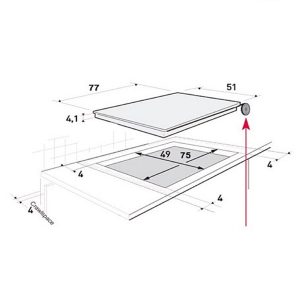 Ảnh công trình thực tế Bếp Điện Brandt TV1082B