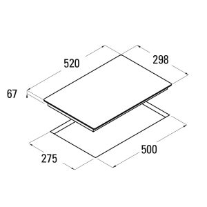 Ảnh công trình thực tế Bếp Điện Domino Cata VI 302