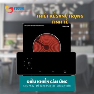 Ảnh công trình thực tế Bếp Điện Malloca DZ 01R