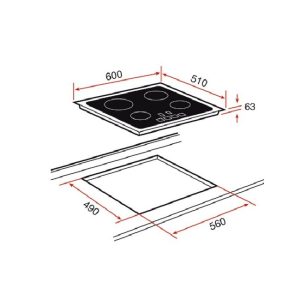Ảnh công trình thực tế Bếp Điện Teka TR 641.2