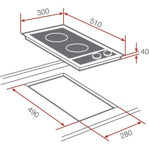 Ảnh công trình thực tế Bếp Điện Teka VM/30 2P S/STEEL