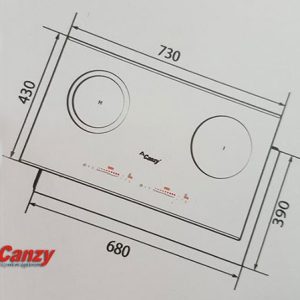 Ảnh công trình thực tế Bếp Điện Từ Canzy CZ 930H