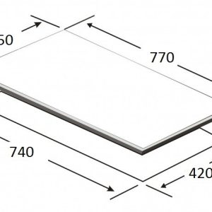 Ảnh công trình thực tế Bếp Điện Từ Capri CR-828KT