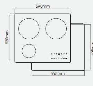 Ảnh công trình thực tế Bếp Điện Từ Fandi FD 322IH