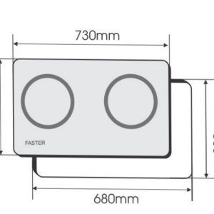Ảnh công trình thực tế Bếp Điện Từ Faster FS 768HM
