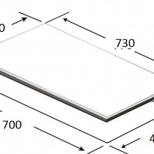 Ảnh công trình thực tế Bếp Điện Từ Grasso GS 68EH