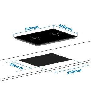 Ảnh công trình thực tế Bếp Điện Từ Kaff KF-988IC