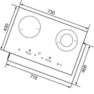 Ảnh công trình thực tế Bếp Điện Từ Latino LT-V2IH