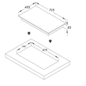 Ảnh công trình thực tế Bếp Điện Từ Munchen GM8642 Hyb ( Dòng Sản Phẩm Special – Italy )