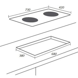 Ảnh công trình thực tế Bếp Điện Từ Sevilla SV-135TS